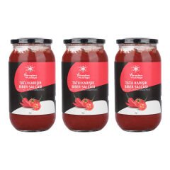 Domates Ve Tatlı Biber Karışık Salça (3)'lü Paket (3 adet * 1 kg)