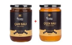 Ham Çiçek Balı 850 g + Ham Çam (Salgı) Balı 850 g 2'li Paket