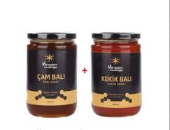 Ham Çam (Salgı) Balı 850 g + Ham Kekik Balı 850 g 2'li Paket