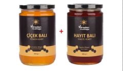 Ham Çiçek Balı + Ham Hayıt Çiçeği Balı 850 g 2'li Paket