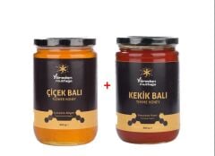 Ham Çiçek Balı 850 g + Ham Kekik Balı 850 g 2'li Paket